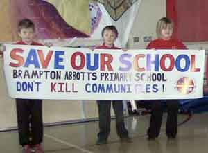 Rally against school closures