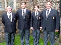 Four choristers make their debut for Caldicot Male Voice Choir