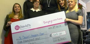 Monmouth lady golfers raise charity cash for St David’s Hospice Care