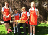 Pupils use their skills to serve cream tea