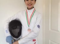 Young fencer invited to join Wales team