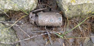 Smoke grenade found at Beachley point