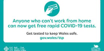 People in Wales who cannot work from home encouraged to use lateral flow self-tests