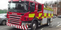 Horses rescued as trailer overturns on A40