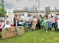 ‘Enough is enough’ as 200 march to save Usk