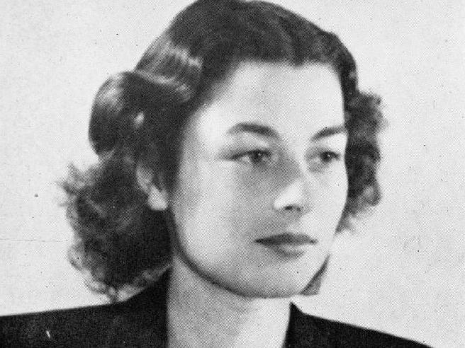 Portrait photo of the French World War II secret agent Violette Szabo. The photo was taken prior to her capture by German forces in June 1944.