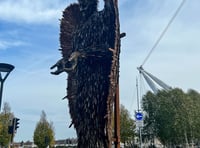 Gwent bids farewell to iconic Knife Angel