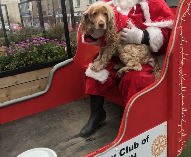 Rotary helps Santa with his visits around the town