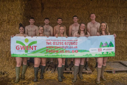 Young farmers bare all for special charity calendar