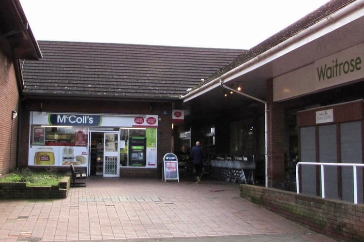 Outside shot of Caldicot post office