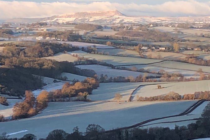 snow on skirrid