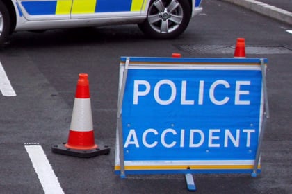 Man arrested after car found upside down beside Glewstone road