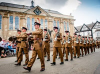 Parade for the Royal Engineers regiment