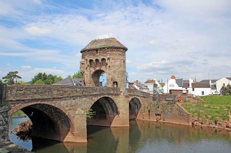 Monnow Bridge in Monmouth