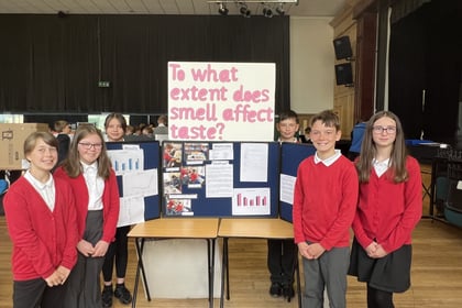 Budding scientists shine in annual science fair at Girls’ school