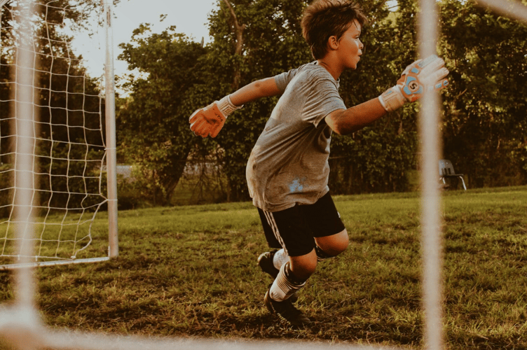 children playing stock image