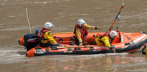 Lucky save for upturned Kayaker in Channel