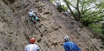 Major rock fall at Symonds Yat Rock