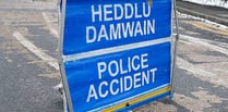 Casualties taken to hospital as incident closes road near Abergavenny