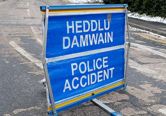 Casualties taken to hospital as incident closes road near Abergavenny