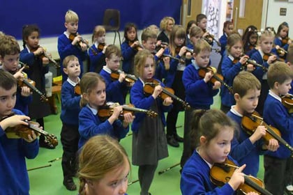 Young musicians from Forest school impress with first violin concert 