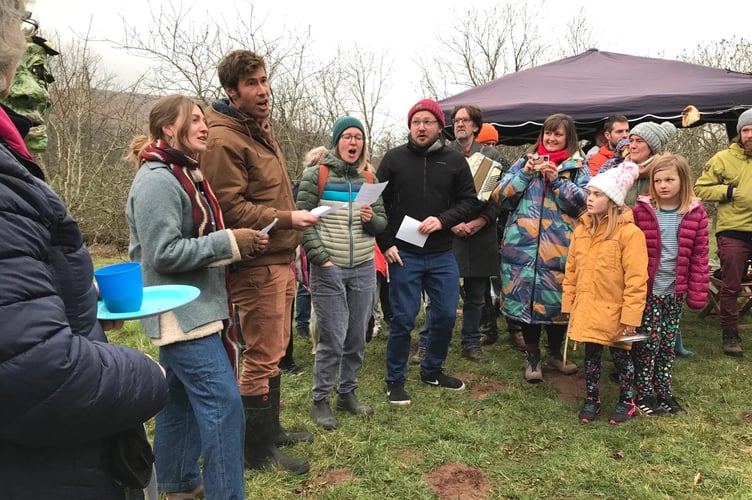 Abergavenny Wassail at Laurie Jones Community Orchard