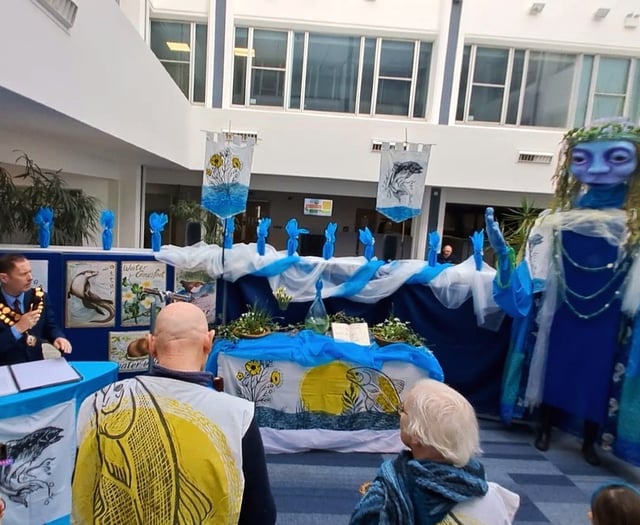 River Wye ‘ceremony’ at council HQ