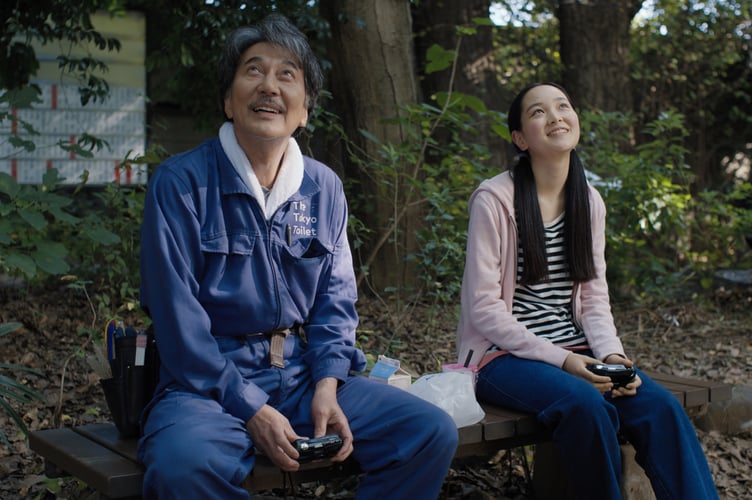 Koji Yakusho and Arisa Nakano in Perfect Days