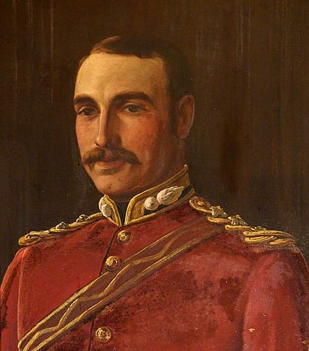 Joseph Alfred Bradney as a lieutenant of the Royal Monmouthshire Royal Engineers Militia in 1885.