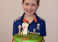 England star Jonny bowls over birthday boy Jay