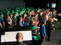 Schools join for Dragon songs concert