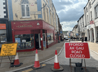 More traffic chaos for Monmouth's town centre