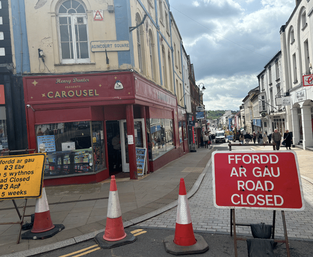 More traffic chaos for Monmouth's town centre