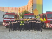 Firefighters join second convoy to Ukraine