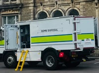 Town council evacuated over bomb scare