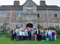 Historic home home hosts reception for French friends