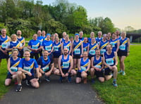 Runners in Severn-th heaven in bridge race