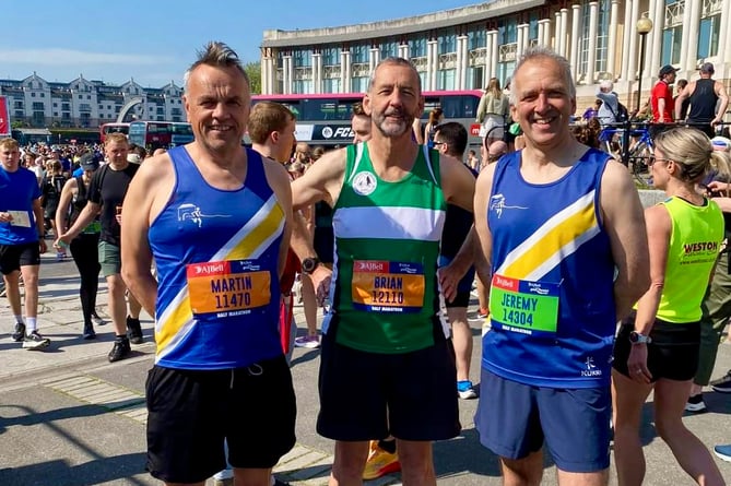 Spirit runners headed across the Severn to take part in the AJ Bell Bristol race