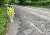Llangybi community's anger at state of road in the village