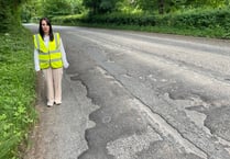 Llangybi's anger at state of road in the village