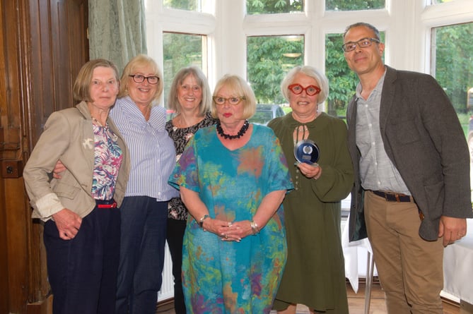 Awards to the Bridges' ladies who provide lunches and afternoon teas