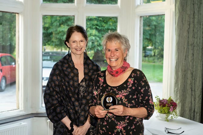 People's Choice Award, presented by Jane Rogers the Chief Officer for Social Care and Health went to Helen Levy