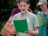 Schoolgirl's plea to save the River Usk