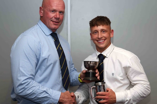 Ollie Scriven wins the most improved First XV player