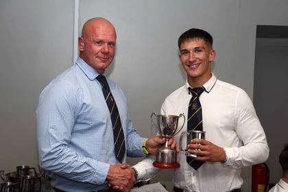 Rugby club celebrate season with awards night