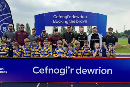 Young rugby stars have a blast at Judgement Day in Cardiff