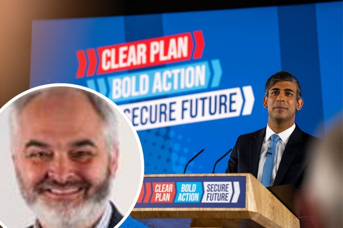 PM Rishi Sunak's campaign has been hit by claims that party data chief and Herefordshire councillor Nick Mason is being investigated alongside others over alleged bets on the timing of the general election