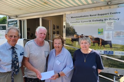 Fundraising boost for Monmouthshire Rural Support Centre  at Raglan