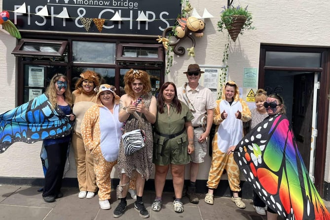 Winners of the Best Dressed Premises for the pre-carnival day