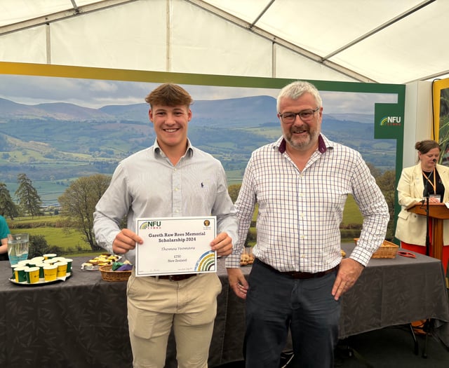 Local young farmers will see the world thanks to  travel scholarship